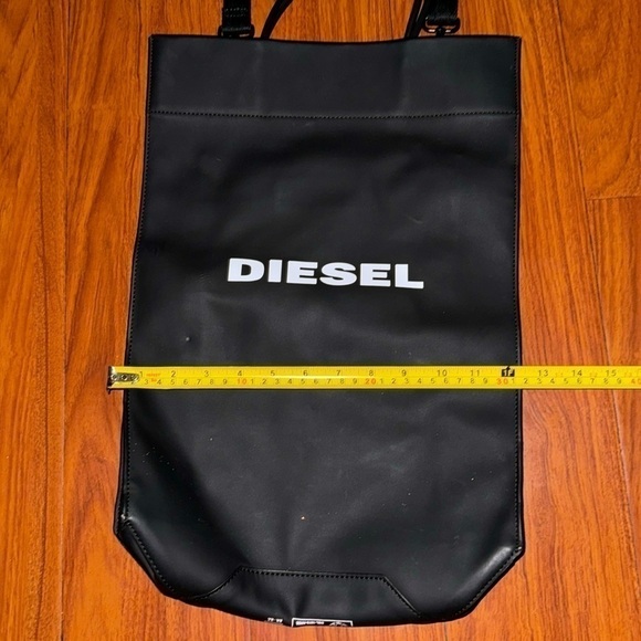 Diesel Sakettino Bag unisex travel with long strap coated crossbody tote - Picture 6 of 10